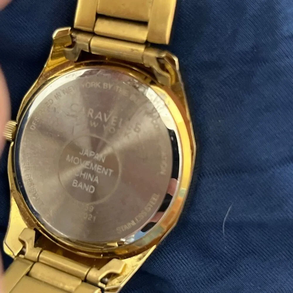 Caravelle New York by Bulova Women's Gold-Tone Water Resistant‎ Wristwatch